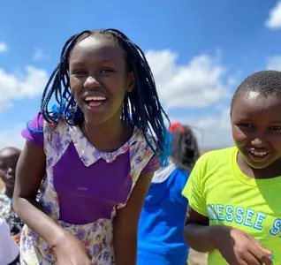 children smiling