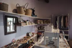 gift shop with lots of hand made items